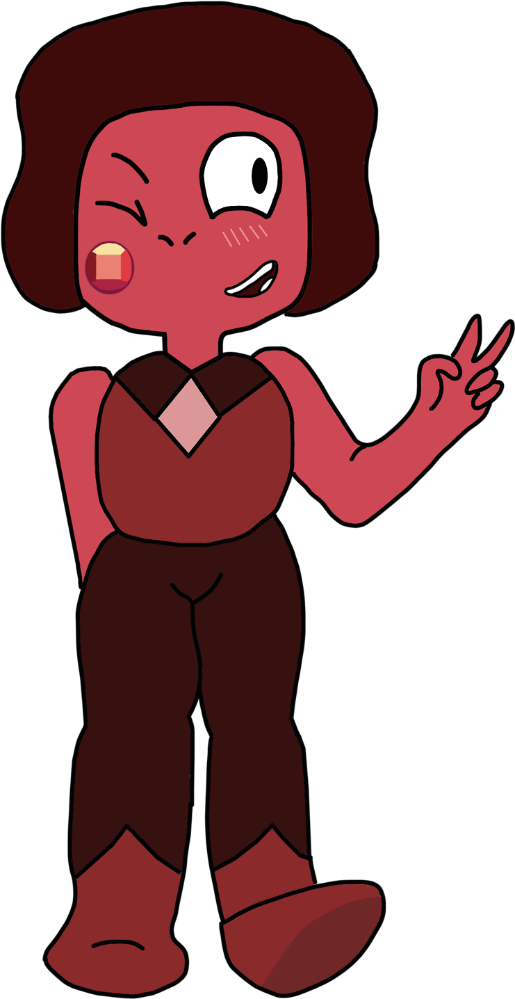 Red Diamond Ruby For @gemcrust Hope You Like It ^w^ - Cartoon (1280x1707)