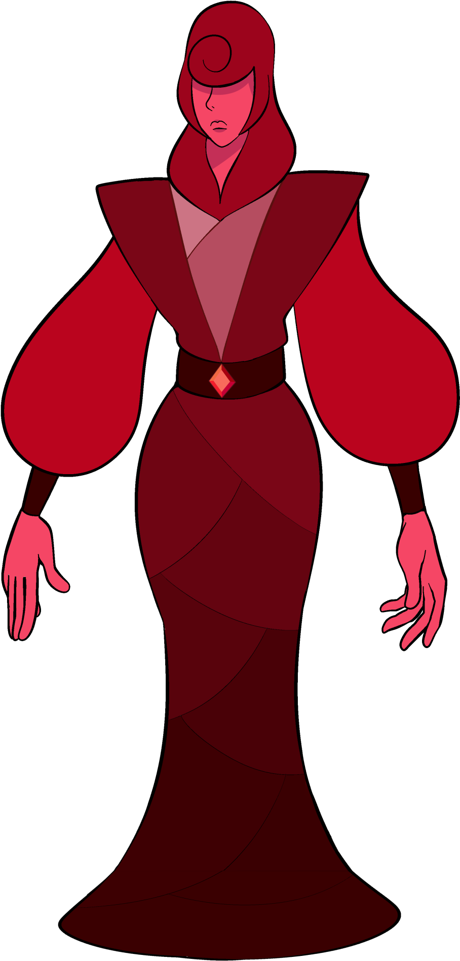 Gem Warrior - Steven Universe Red Diamond (939x1920)