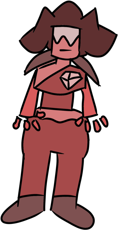 Steven Universe Oc By Musiccrash - Red Diamond (774x1032)