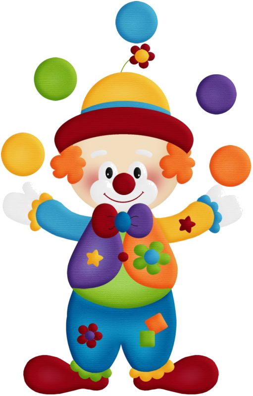 Circus Clown Drawing Clip Art - Palhaço De Circo Png (511x800)