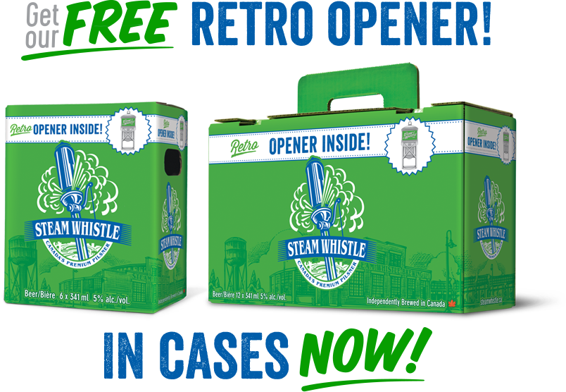 Steam Whistle's 2015 Retro Opener - Steam Whistle Bottle Opener (804x556)