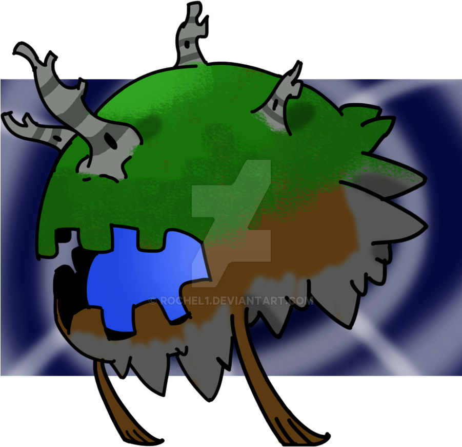 Ub-14 Floating By Rochel1 - Cartoon (900x879)