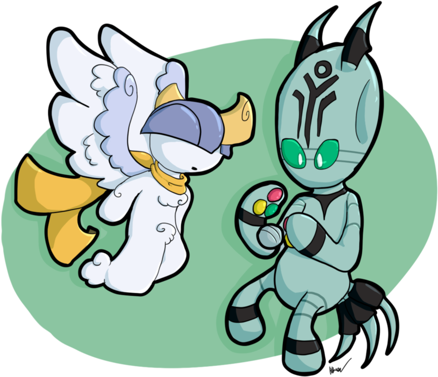 [gachamon Pymt] Floating Orb Trick By Prussiangala - Cartoon (969x824)