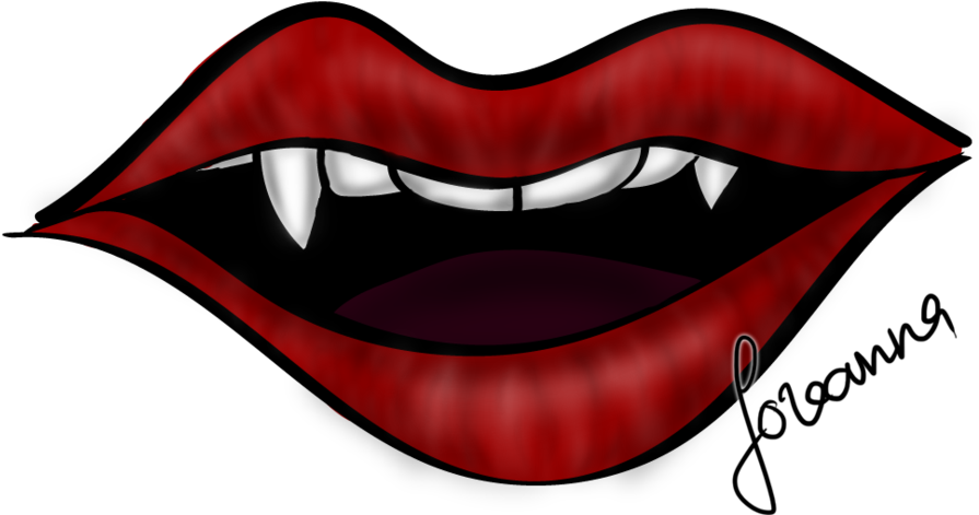 Vampire Lips By Jovanna95 - Vampire Lips By Jovanna95 (900x529)