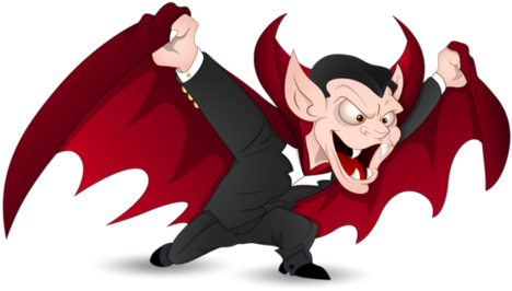 Vampires Wallpaper Called Dracula - Halloween Vampire Clipart (600x350)