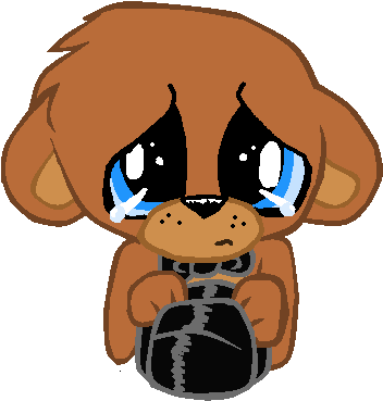 Drawn Cheetah Sad Cartoon - Sad Freddy Fazbear (486x494)
