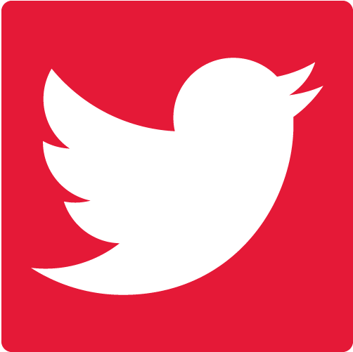 Facebook Twitter Instagram - Twitter Logo Red Png (600x600)