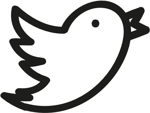 Twitter Logo Icon - Hand Drawn Twitter Logo (512x512)