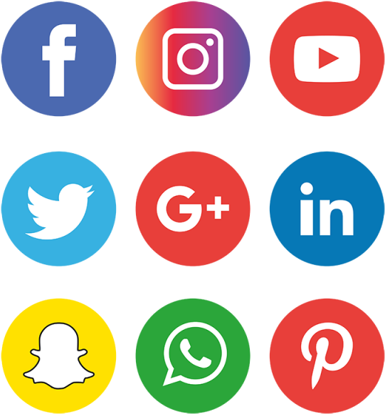 Social Media Icons Setlogo Vector Ilustradorfacebook, - Social Media Icons Png (640x640)