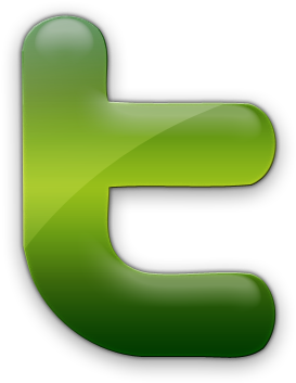 100030 Green Jelly Icon Social Media Logos Twitter - Anouk (420x420)