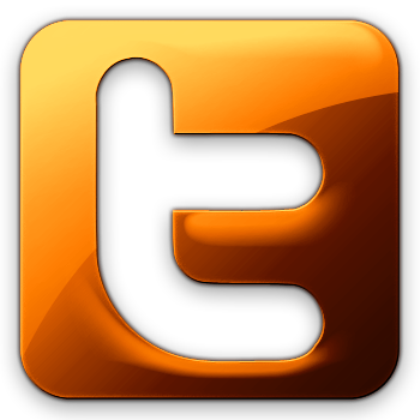 Friday, January - Gold Twitter Logo Png (420x420)