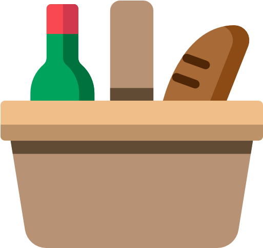 Picnic Basket Free Icon - Picnic Basket Free Icon (512x512)