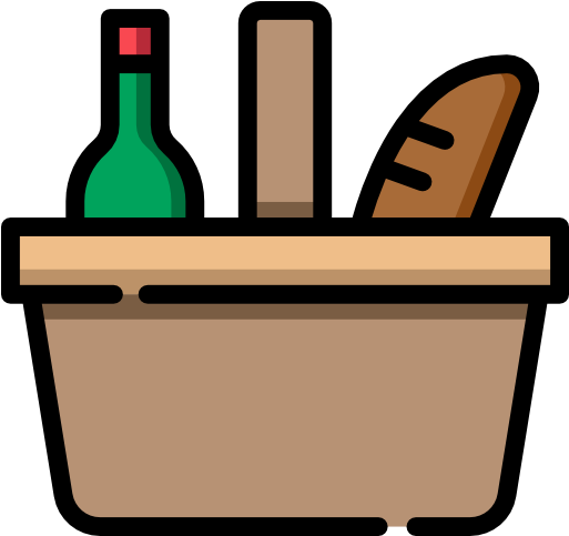 Picnic Basket Free Icon - Picnic Basket Free Icon (512x512)