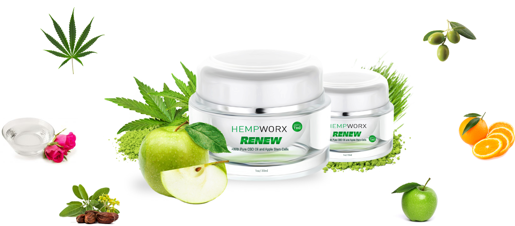Cannabidiol Anti-aging Cream Hemp Life Extension - Hempworx Renew (1023x450)