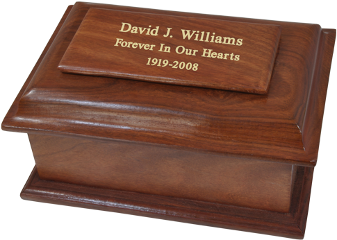 Wholesale Stately Wood Sharing Urn Shown With Gold - Plywood (500x500)