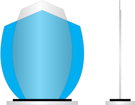 Nj Blank Acrylic - Circle (480x480)