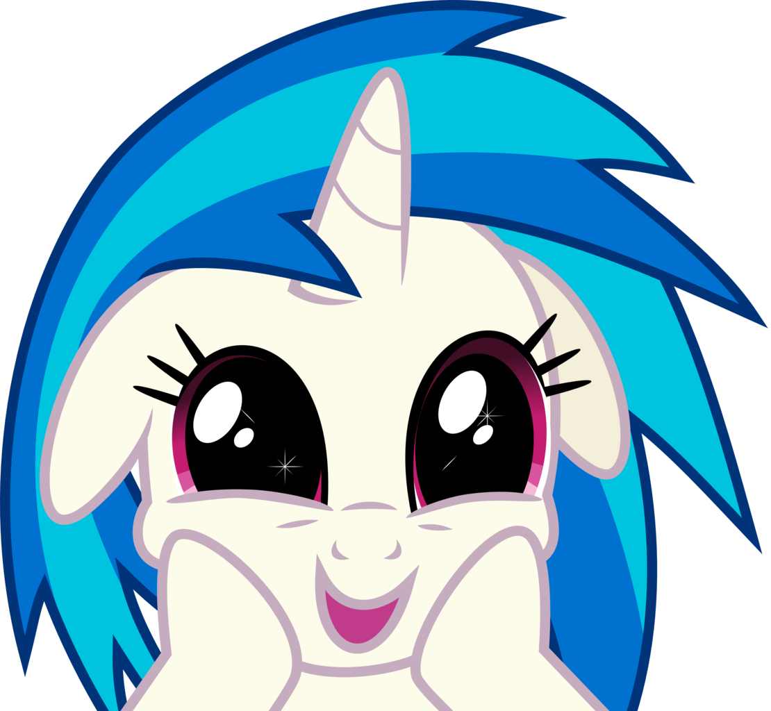 Namelesshero2222, Cute, Dj Pon-3, Eye Shimmer, Female, - Vinyl Mlp (1110x1024)