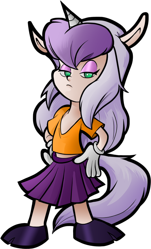 Angry Little Unicorn By Chaoticstories - Art (600x1200)