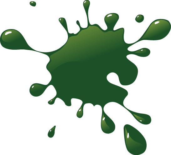 Colour Splash Stickers - Splash Green Colour Png (546x496)