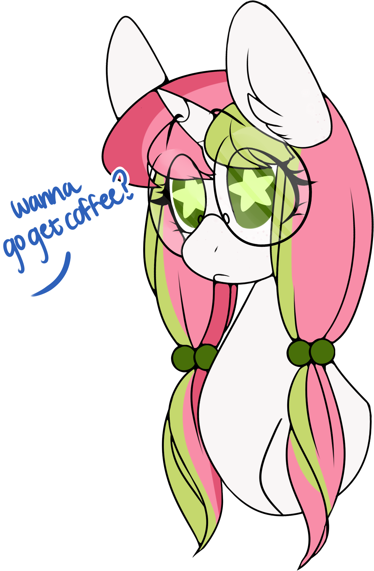 Mimisaurusrex, Bust, Dialogue, Ear Fluff, Female, Freckles, - Cartoon (1500x2000)