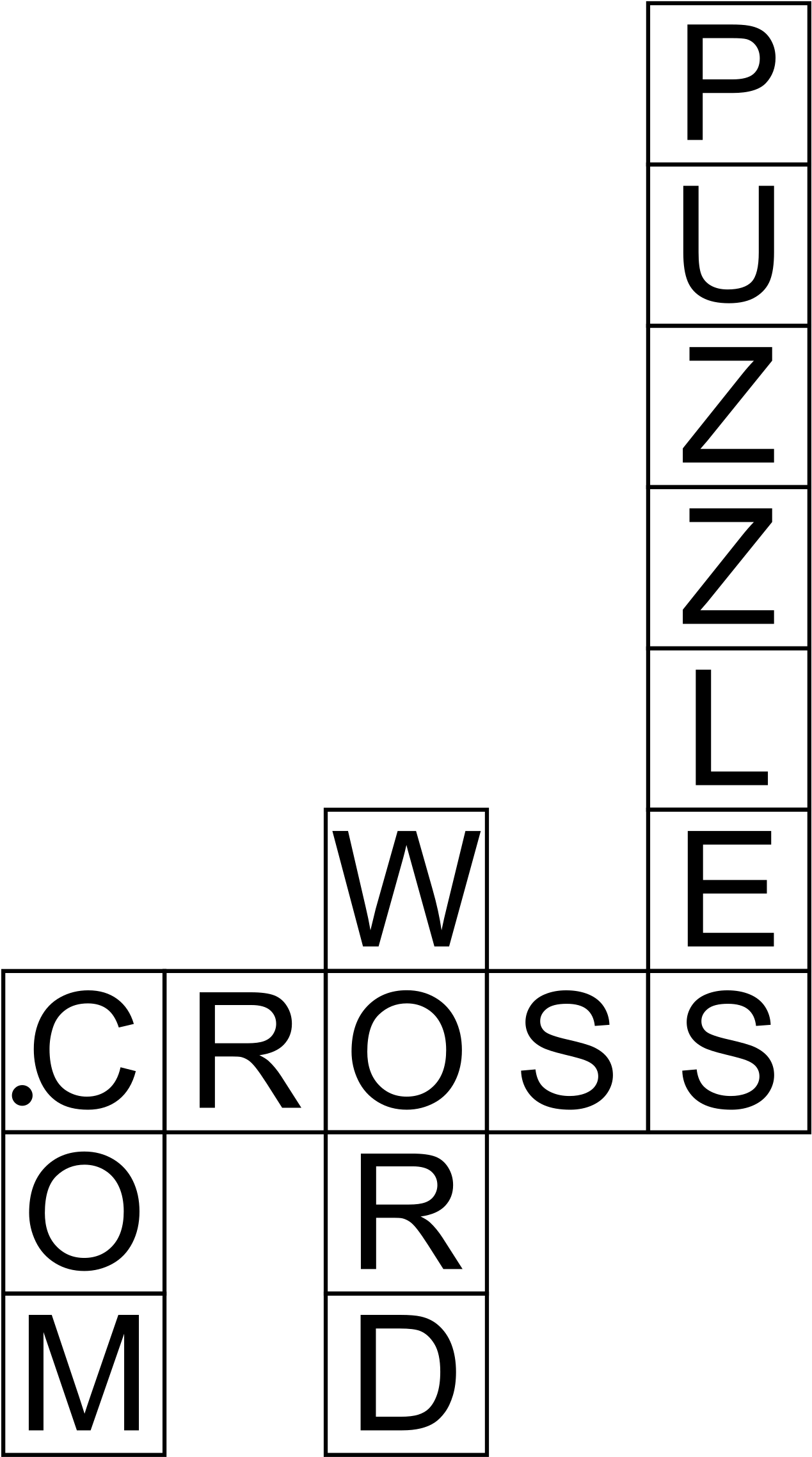 Big Image - Crossword Puzzle Logo (1392x2400)