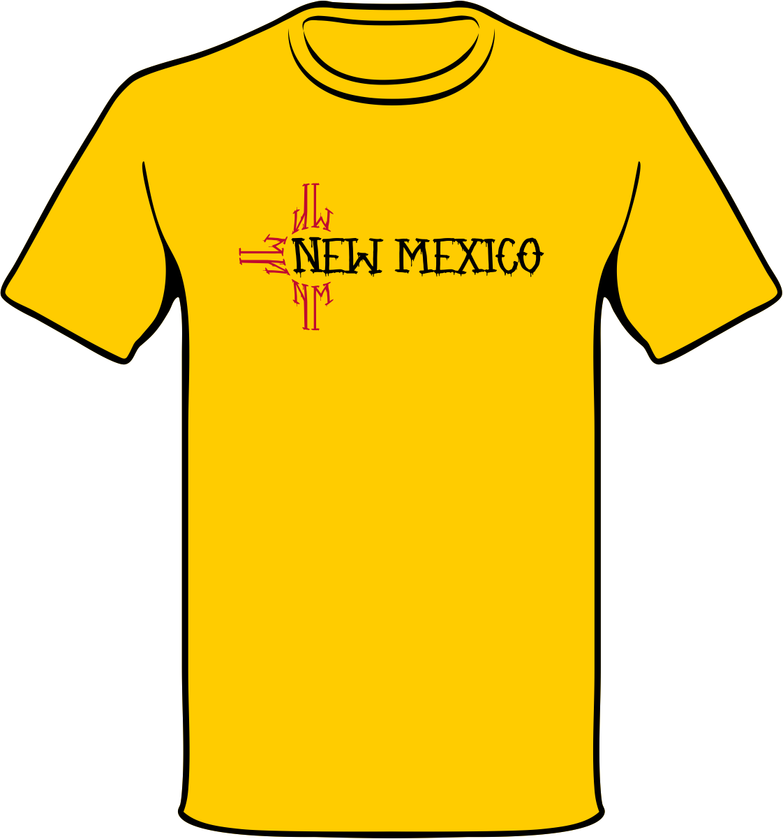 Paint Drip New Mexico - Active Shirt (1122x1202)