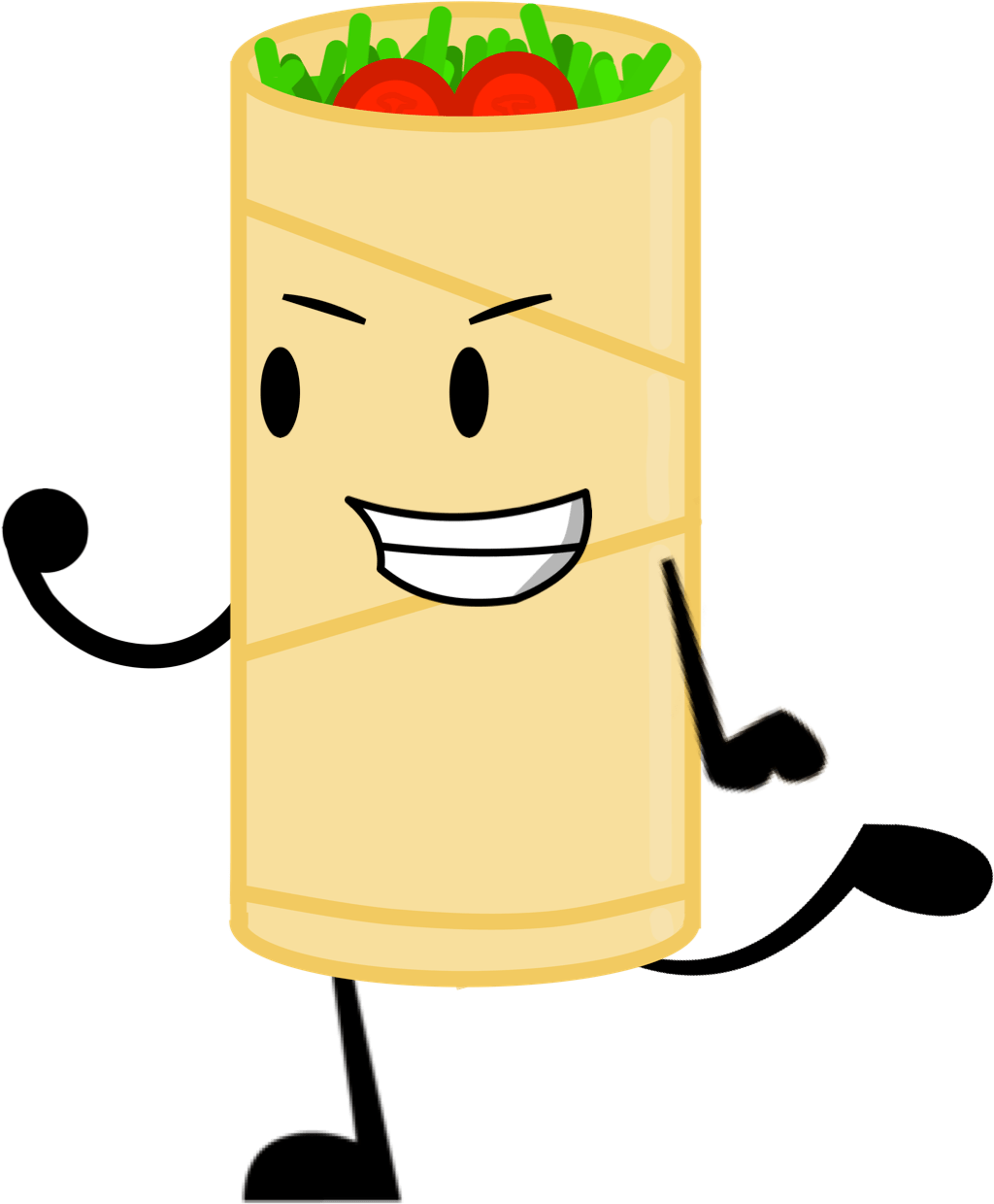 Cartoon Burrito Png (1035x1299)