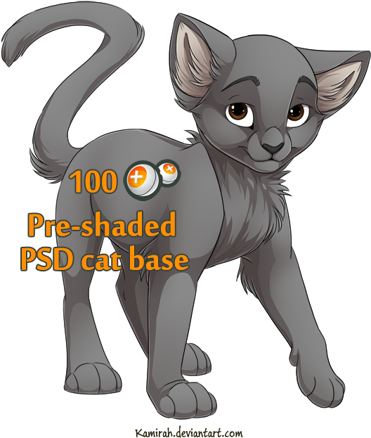 Cat Base By Kamirah - Kamirah Cat Deviantart (650x679)