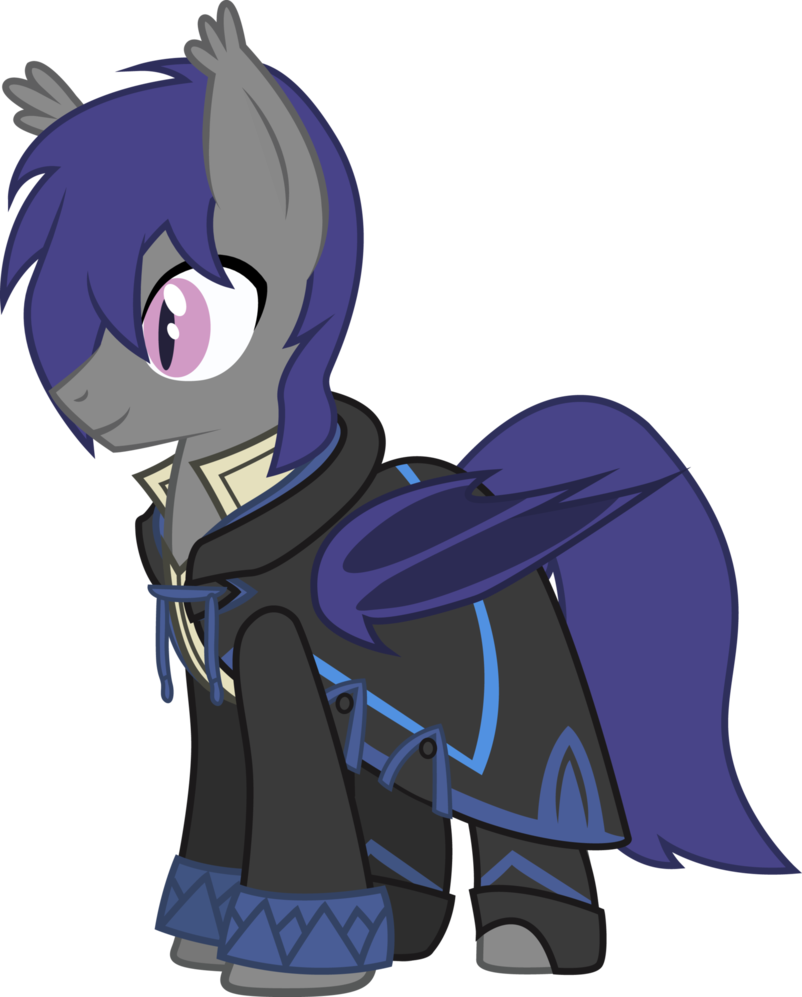 Dusk By Duskthebatpack - Mlp Oc Male Bat Pony (802x997)