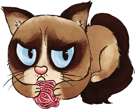 Grumpy Cat Clipart Deviantart - Cartoon (600x600)