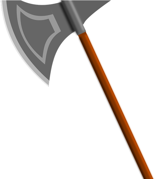 Battle Axe Clipart Axe Battle Ax Free Vector Graphic - Executioner's Axe Clipart (536x600)
