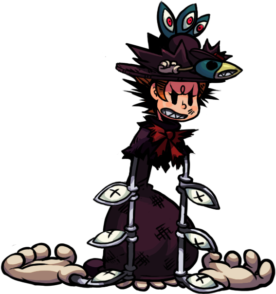 Defeated Peacock - Peacock Skullgirls Goodfellas Gif (1280x1034)