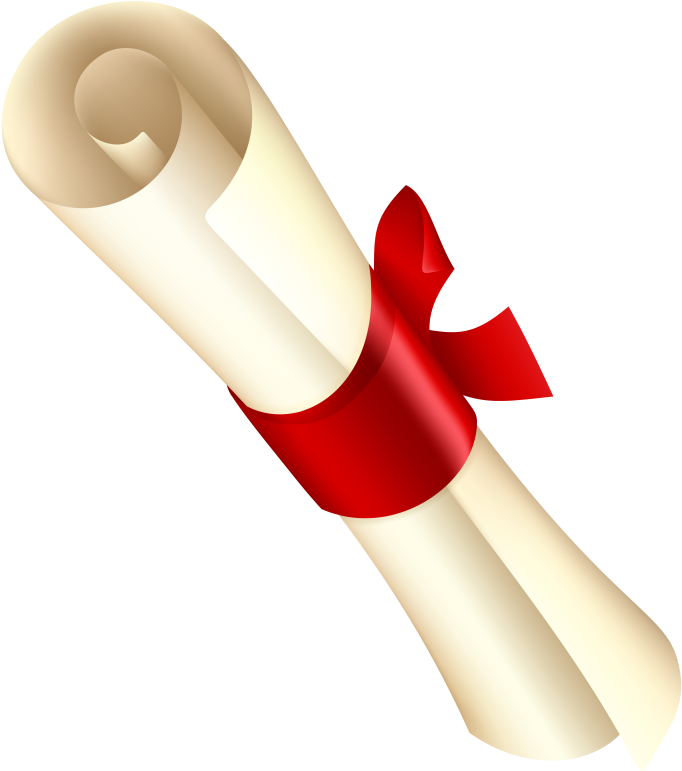 Pin Diploma Clipart - Diploma .png (721x800)