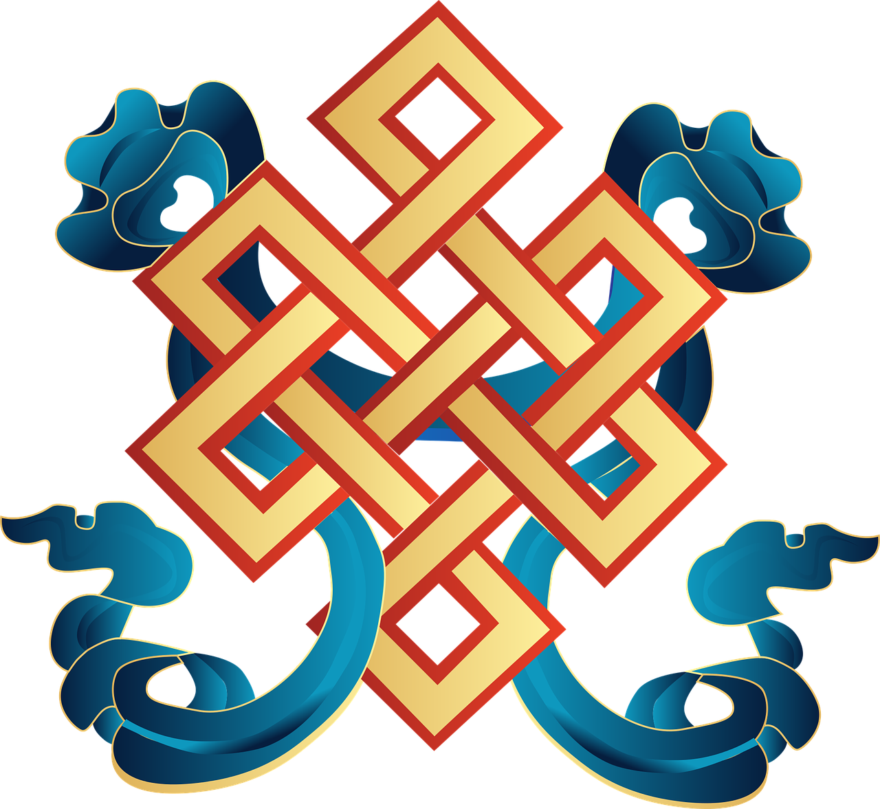 Jewelry, Vector Auspicious Symbol Mongolia Buddhism - ! 5'x7'area Rug (1280x1177)