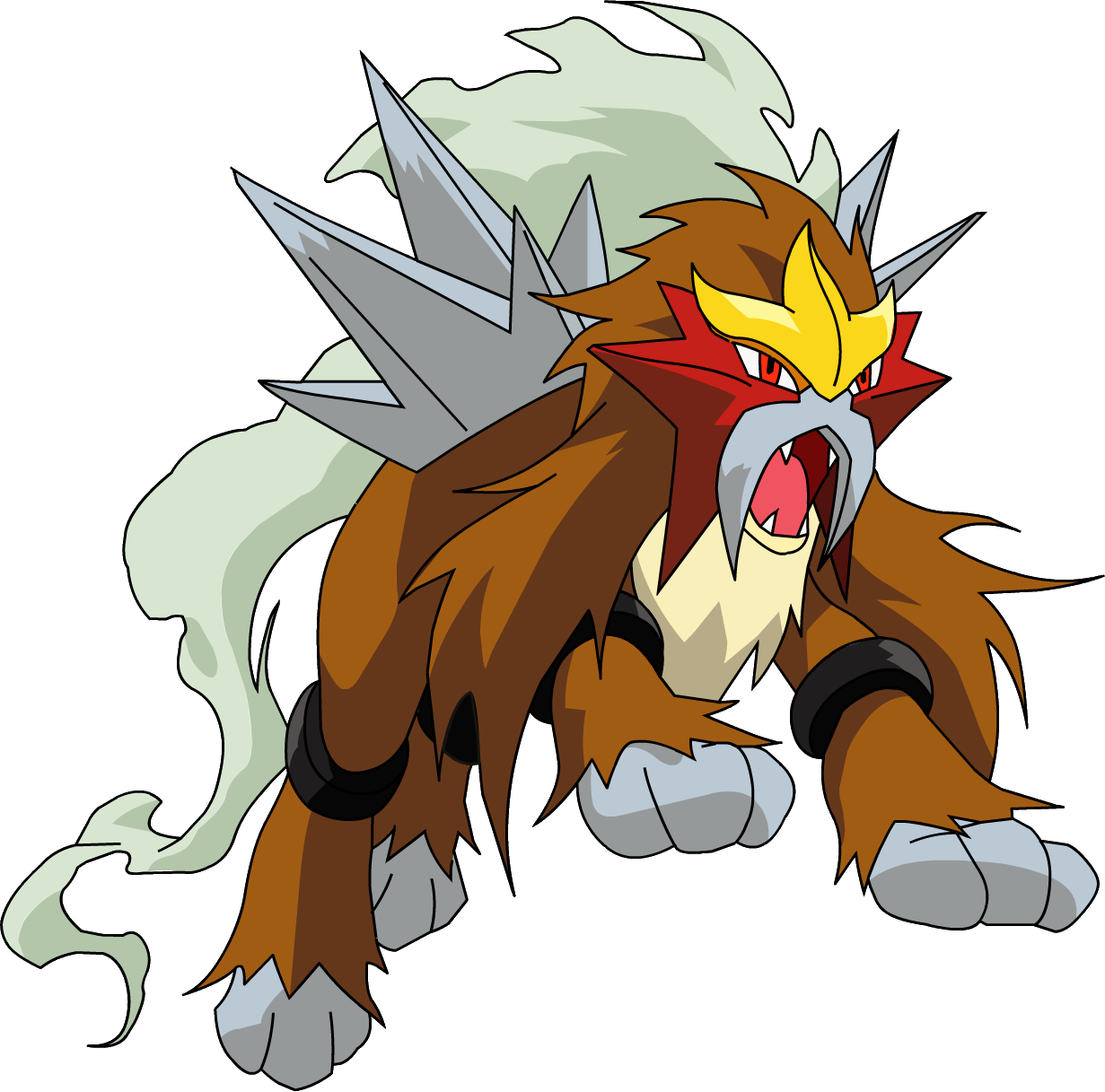Entei Is Up Next And Is Probably The Easiest Of The - Pokemon Entei (1231x1217)
