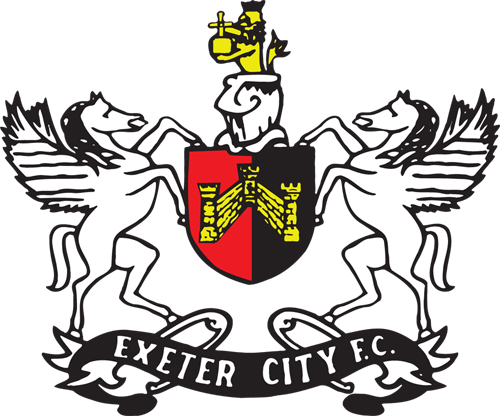 Grecians Defeated By Swansea City - Exeter City Fc Badge (500x416)