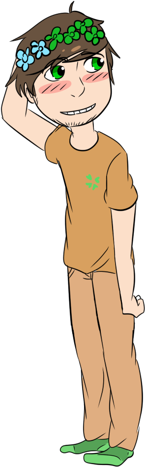 Wear A Flower Crown By The Royal Ink - Cartoon (362x988)