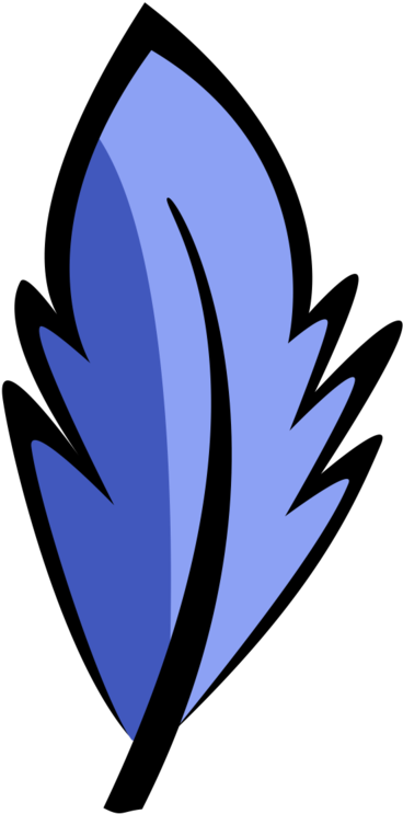 Blue Feather Cutie Mark By - Feather (1024x791)