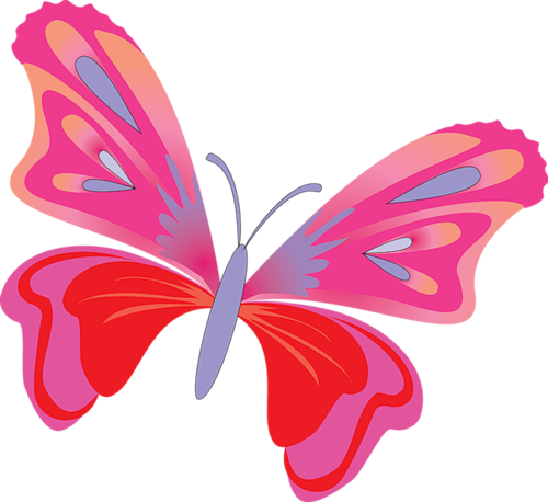 Бабочки - Картинки Png - - Обсуждение На Liveinternet - Drawing (500x458)