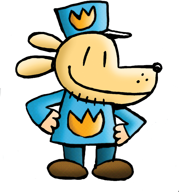 Scholastic Cliparts - Dog Man By Dav Pilkey (600x688)