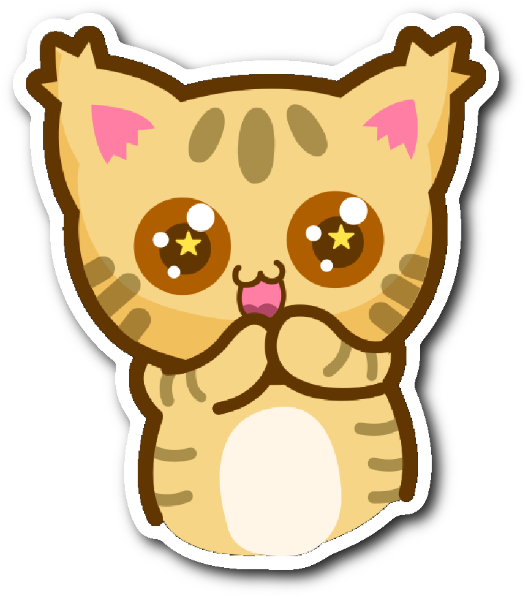 Cute Cat Stickers Series - Cat Stickers (1064x1064)