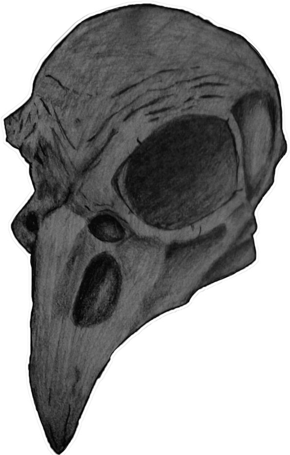 Transparent - Skull (848x942)