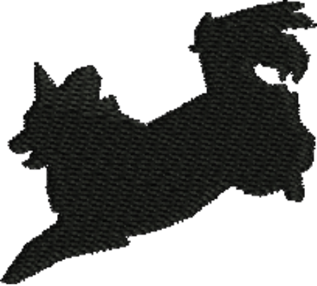 Papillon Bonniejean Papillons - Papillon Dog Silhouette (450x406)