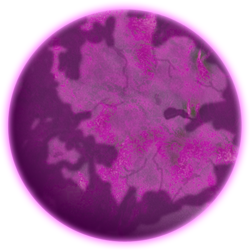 Purple Planet Concept By Iyukima - Circle (512x512)