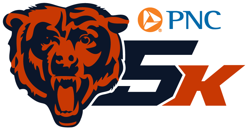 Pnc Chicago Bears 5k - Chicago Bears Head (862x606)