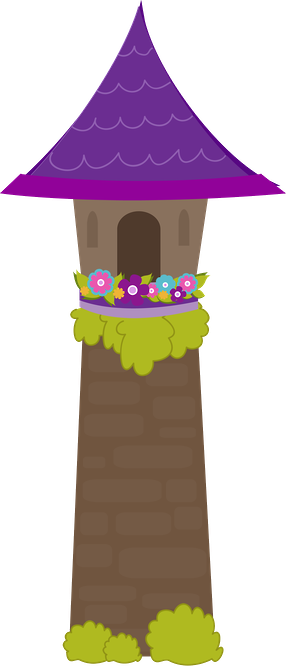 Karivane Clipart Princess Story - Rapunzel Tower Clip Art (286x666)