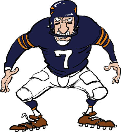 Ed Sprinkle, Faker's Guide To Chicago Bears - Chicago Bears (414x453)