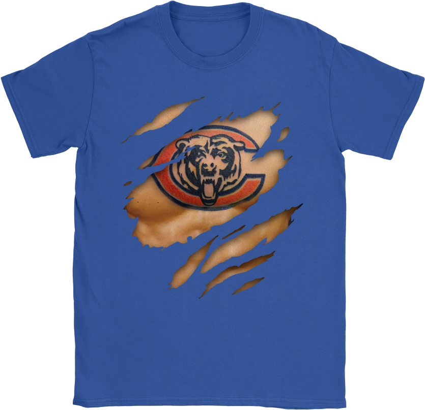 Nfl Football Logo 3d Art Chest Chicago Bears Tattoo - Darth Vader Gucci (1000x1000)