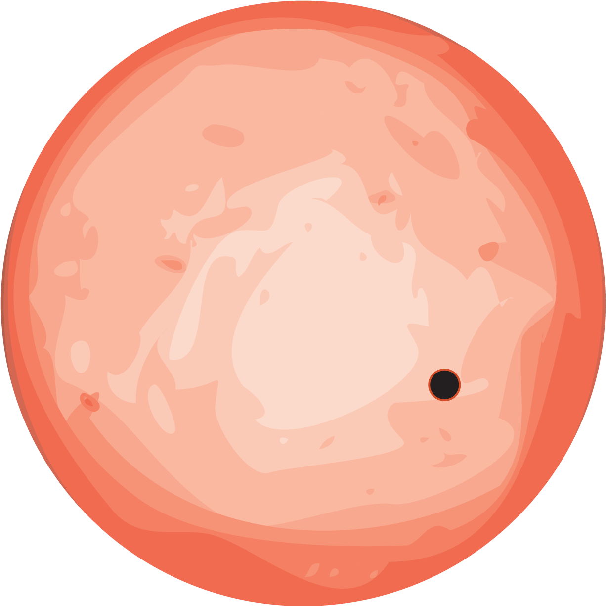 Free Cartoon Venus Planet - Venus Planet Cartoon (1272x1268)