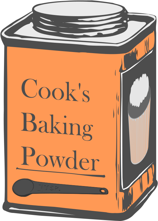 Tin Can Clip Art For Kids - Baking Soda Clipart (569x800)